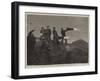 The Civil War in Spain, Night Signalling in the Carlist Lines-null-Framed Giclee Print