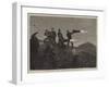 The Civil War in Spain, Night Signalling in the Carlist Lines-null-Framed Giclee Print