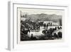 The Civil War in Spain: Serrano and His Staff at Montellano-null-Framed Giclee Print