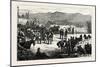 The Civil War in Spain: Serrano and His Staff at Montellano-null-Mounted Giclee Print