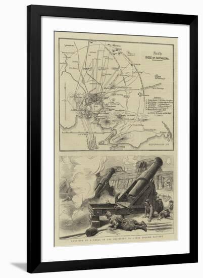 The Civil War in Spain, Siege of Cartagena-null-Framed Premium Giclee Print