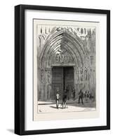The Civil War in Spain: the Apostles' Gate, Valencia, 1873-null-Framed Giclee Print