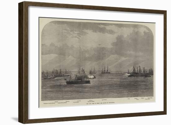 The Civil War in Spain, the Battle of Escombrera-null-Framed Giclee Print