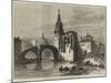 The Civil War in Spain, View in Bilbao, the Church and Bridge of St Antonio-null-Mounted Giclee Print