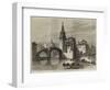 The Civil War in Spain, View in Bilbao, the Church and Bridge of St Antonio-null-Framed Giclee Print