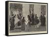 The Civil War in Spain, Visiting Carlist Prisoners in the Military Prison of San Francisco-Alphonse Adolphe Bichard-Framed Stretched Canvas