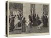 The Civil War in Spain, Visiting Carlist Prisoners in the Military Prison of San Francisco-Alphonse Adolphe Bichard-Stretched Canvas