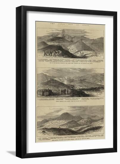 The Civil War in Spain-null-Framed Giclee Print