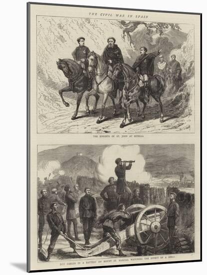 The Civil War in Spain-null-Mounted Giclee Print