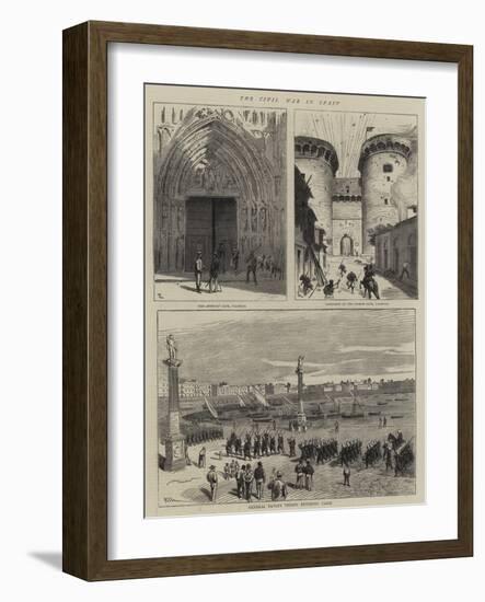 The Civil War in Spain-null-Framed Giclee Print