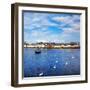 The Claddagh in Galway City during Summertime, Ireland.-Gabriela Insuratelu-Framed Photographic Print