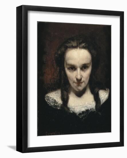 The Clairvoyant or the Sleepwalker-Gustave Courbet-Framed Art Print