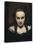 The Clairvoyant or the Sleepwalker-Gustave Courbet-Framed Stretched Canvas