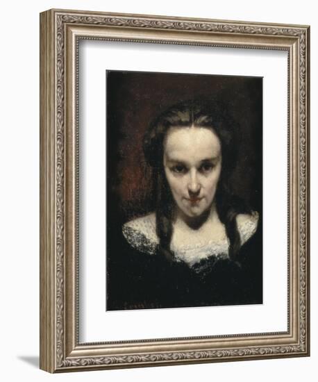 The Clairvoyant or the Sleepwalker-Gustave Courbet-Framed Art Print