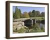 The Clapper Bridge at Postbridge, Dartmoor National Park, Devon, England, United Kingdom, Europe-James Emmerson-Framed Photographic Print