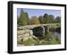 The Clapper Bridge at Postbridge, Dartmoor National Park, Devon, England, United Kingdom, Europe-James Emmerson-Framed Photographic Print