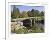 The Clapper Bridge at Postbridge, Dartmoor National Park, Devon, England, United Kingdom, Europe-James Emmerson-Framed Photographic Print