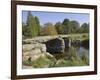 The Clapper Bridge at Postbridge, Dartmoor National Park, Devon, England, United Kingdom, Europe-James Emmerson-Framed Photographic Print