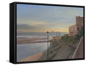 The Claremont Free House and Wine Vaults, Last Light, Weston-Super-Mare, 2007-Peter Breeden-Framed Stretched Canvas
