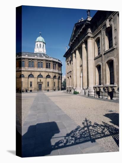 The Clarendon Building and Sheldonian Theatre, Oxford, Oxfordshire, England, UK, Europe-Ruth Tomlinson-Stretched Canvas