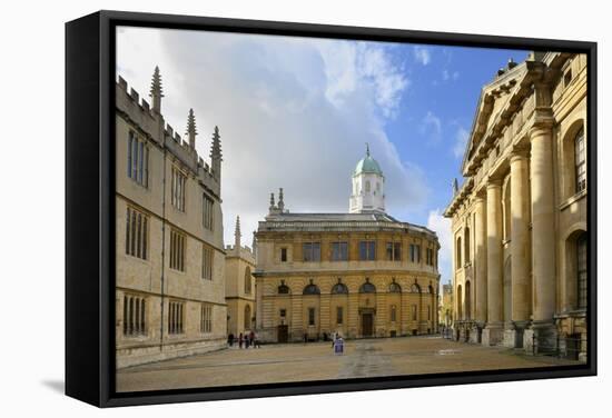 The Clarendon Building-Peter Richardson-Framed Stretched Canvas