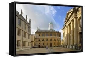 The Clarendon Building-Peter Richardson-Framed Stretched Canvas