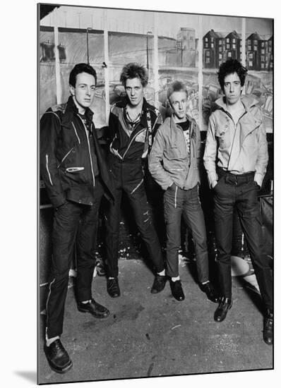 The Clash - London 1977-null-Mounted Poster