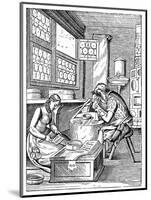 The Clasp Maker's Workshop, 16th Century-Jost Amman-Mounted Giclee Print