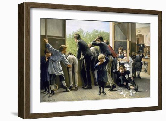 The Class Pranksters-Auguste Joseph Truphème-Framed Giclee Print