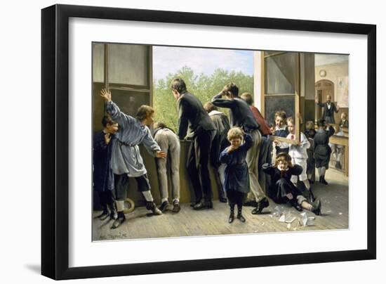 The Class Pranksters-Auguste Joseph Truphème-Framed Giclee Print