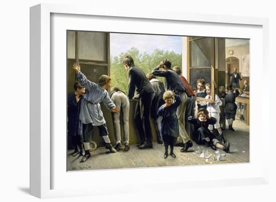 The Class Pranksters-Auguste Joseph Truphème-Framed Giclee Print