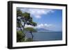 The Classic View over the Bay of Naples Towards Mount Vesuvius, Naples, Campania, Italy, Europe-Natalie Tepper-Framed Photo