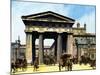 The Classical Portico of the Old Euston Station-Harry Green-Mounted Giclee Print