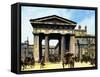 The Classical Portico of the Old Euston Station-Harry Green-Framed Stretched Canvas