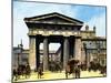 The Classical Portico of the Old Euston Station-Harry Green-Mounted Premium Giclee Print