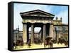 The Classical Portico of the Old Euston Station-Harry Green-Framed Stretched Canvas