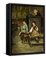 The Classroom-Henry Bacon-Framed Stretched Canvas