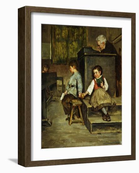 The Classroom-Henry Bacon-Framed Giclee Print