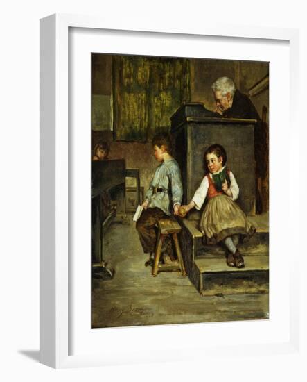 The Classroom-Henry Bacon-Framed Giclee Print