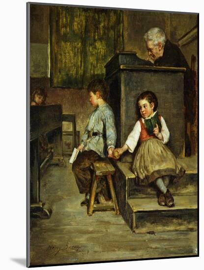 The Classroom-Henry Bacon-Mounted Giclee Print