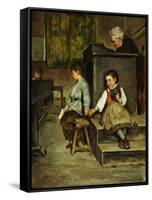 The Classroom-Henry Bacon-Framed Stretched Canvas