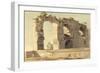 The Claudian Aqueduct, Rome, 1785 (W/C, Pen, Ink and Graphite on Paper)-Francis Towne-Framed Giclee Print