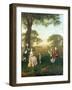 The Clavey Family in their Garden at Hampstead-Arthur Devis-Framed Giclee Print