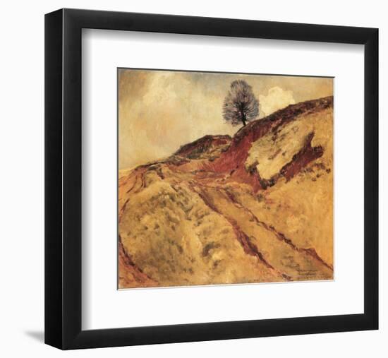 The Clay Path-Eugen Bracht-Framed Art Print