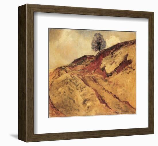 The Clay Path-Eugen Bracht-Framed Art Print