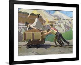 The Clay Pit, 1923-Harold Harvey-Framed Giclee Print