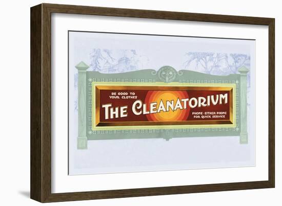 The Cleanatorium-null-Framed Art Print