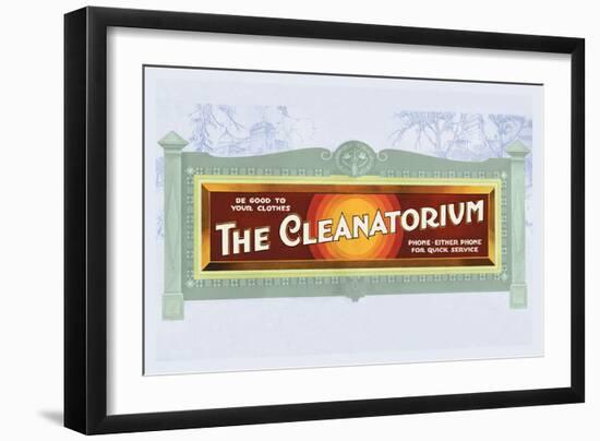 The Cleanatorium-null-Framed Art Print