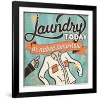 The Cleaners I-Pela Design-Framed Premium Giclee Print