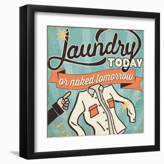 The Cleaners I-Pela Design-Framed Art Print